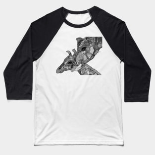 Giraffe Pair #2 Baseball T-Shirt